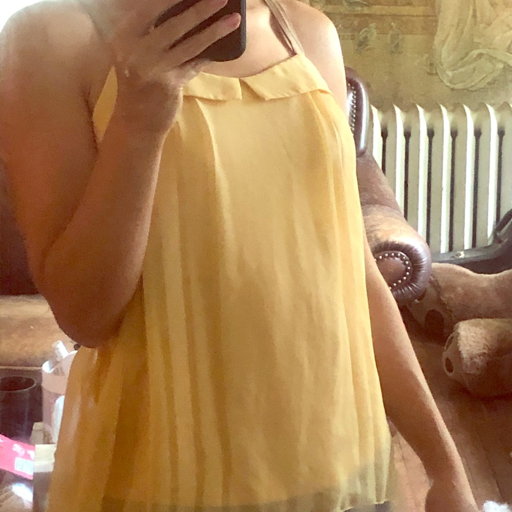 LC Lauren Conrad yellow top
